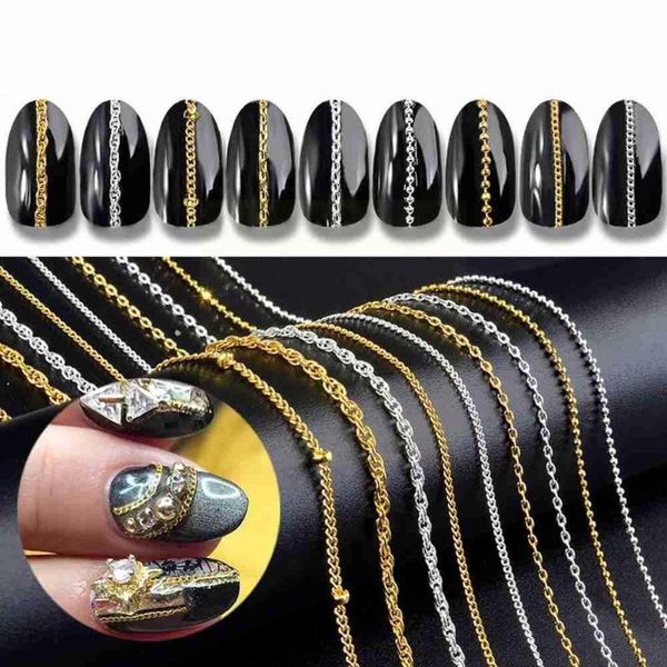 nail art decorations 1pc fashion 3d gold silver chain metal 9 styles accessories jewelry ball diy steel tips w8n3, Silver;gold
nail art decorations 1pc fashion 3d gold silver chain metal 9 styles accessories jewelry ball diy steel tips w8n3, Silver;gold