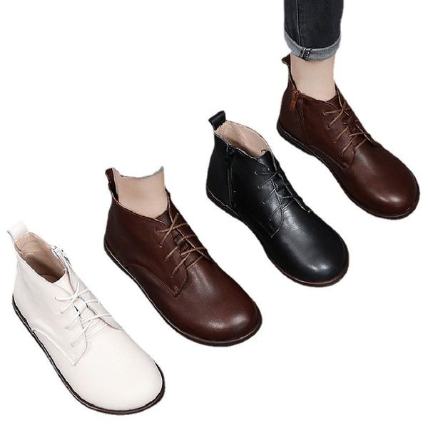 boots 2021 women genuine leather oxford shoes woman lace up ankle women's rubber flat autumn with sport, Black
boots 2021 women genuine leather oxford shoes woman lace up ankle women's rubber flat autumn with sport, Black