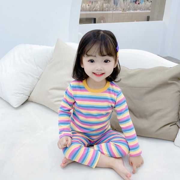 pajamas spring/autumn kids pajama sets striped 2-7yrs baby boys girls clothes toddler children clothing, Blue;red
pajamas spring/autumn kids pajama sets striped 2-7yrs baby boys girls clothes toddler children clothing, Blue;red