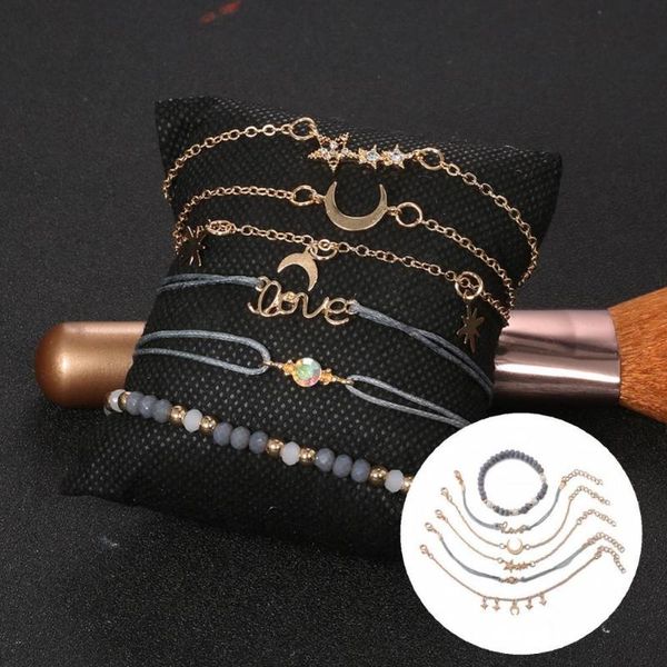 bangle durable 1 set great couple bracelets jewelry supplies alloy moon eye-catching for students, Black
bangle durable 1 set great couple bracelets jewelry supplies alloy moon eye-catching for students, Black