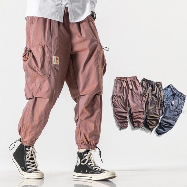 men's pants side pockets cargo harem 2021 autumn hip hop casual male tatical joggers trousers fashion streetwear, Black
men's pants side pockets cargo harem 2021 autumn hip hop casual male tatical joggers trousers fashion streetwear, Black