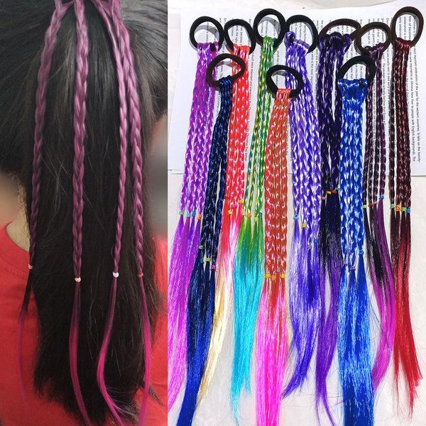hair accessories girls princess colorful wig braid rope tie ponytail children's styling baby, Slivery;white
hair accessories girls princess colorful wig braid rope tie ponytail children's styling baby, Slivery;white