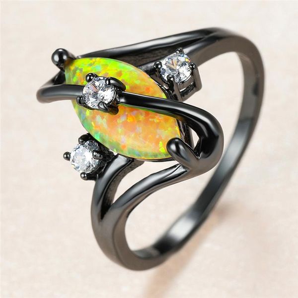 vintage female leaf opal stone ring charm 14kt black gold wedding rings for women dainty white round zircon engagement, Slivery;golden
vintage female leaf opal stone ring charm 14kt black gold wedding rings for women dainty white round zircon engagement, Slivery;golden