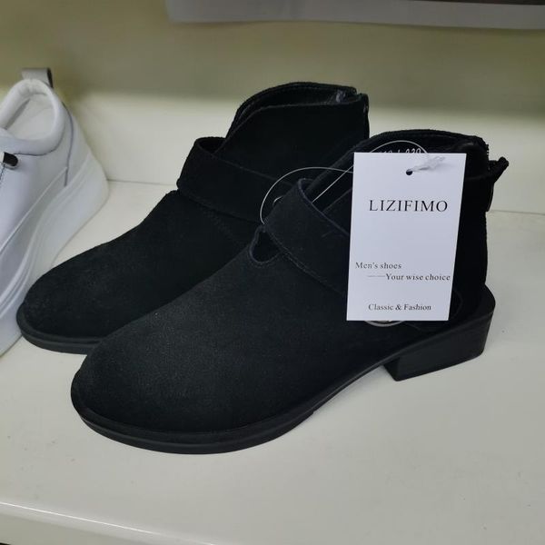 boots lizifimo women winter ankle non-slip warm leather shoes black solid color big size available
boots lizifimo women winter ankle non-slip warm leather shoes black solid color big size available