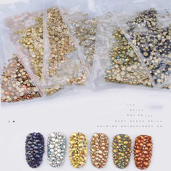mixed-size 1440pcs/pack crystal rhinestones non fix gold flatback for nail art decorations 3d glass charms zd011, Silver;gold
mixed-size 1440pcs/pack crystal rhinestones non fix gold flatback for nail art decorations 3d glass charms zd011, Silver;gold