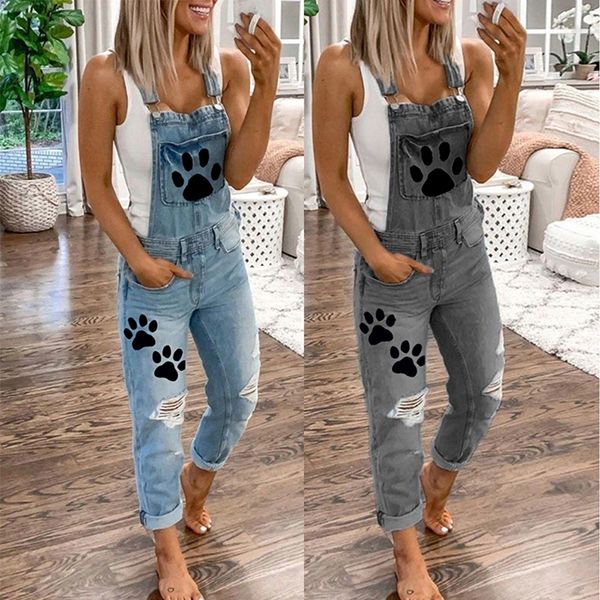 womens jumpsuits fashion ripped ladies overalls with holes washed slim fit printed pants, Black
womens jumpsuits fashion ripped ladies overalls with holes washed slim fit printed pants, Black