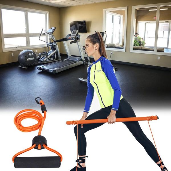 pilates bar resistance band yoga exercise stick kit portable stretch for home gym workout toning with foot loop bands
pilates bar resistance band yoga exercise stick kit portable stretch for home gym workout toning with foot loop bands