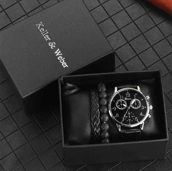 wristwatches 2021 luxury gifts sets for men quartz watch retro black bracelet suits leather wristwatch brother boyfriend dad, Slivery;brown
wristwatches 2021 luxury gifts sets for men quartz watch retro black bracelet suits leather wristwatch brother boyfriend dad, Slivery;brown
