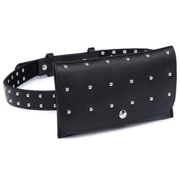 wallets fashion black leather stylish rivets fanny waist belt bag pack purse for women girls, Red;black
wallets fashion black leather stylish rivets fanny waist belt bag pack purse for women girls, Red;black