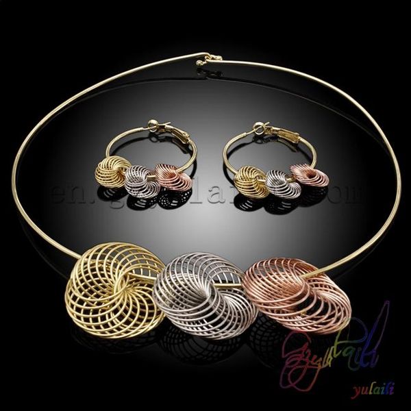 earrings & necklace yulaili mix colour series full of romantic taste for cute girls two jewelry sets in party show, Silver
earrings & necklace yulaili mix colour series full of romantic taste for cute girls two jewelry sets in party show, Silver
