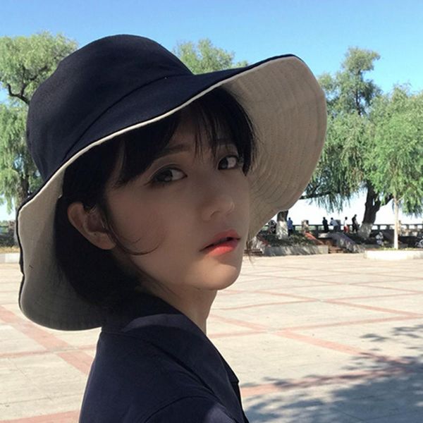 cloches women&men bucket hat for fishing beach cotton summer hats women fashion design foldable brimmed, Blue;gray
cloches women&men bucket hat for fishing beach cotton summer hats women fashion design foldable brimmed, Blue;gray