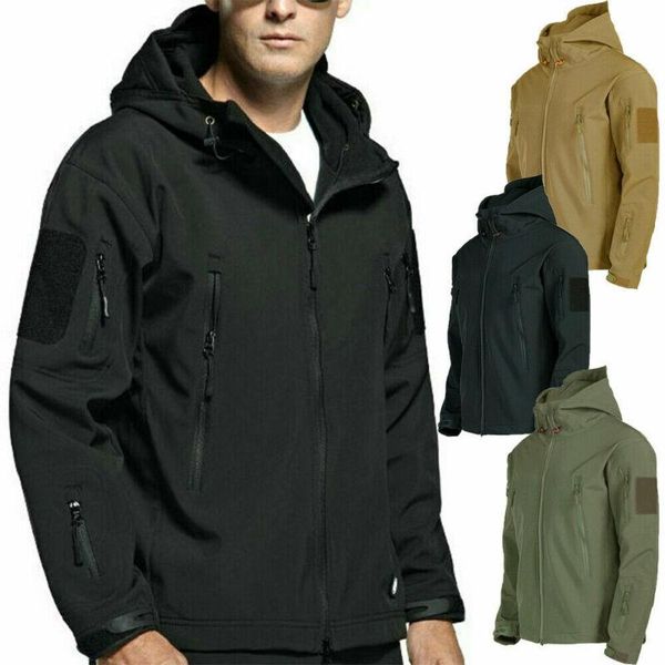 men's jackets outdoor waterproof mens soft shell military tactical running coat, Black;brown
men's jackets outdoor waterproof mens soft shell military tactical running coat, Black;brown