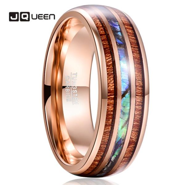 wedding rings jqueen 8mm acacia abalone shell tungsten steel ring male rose gold engagement anniversary gift wood men bague homme, Slivery;golden
wedding rings jqueen 8mm acacia abalone shell tungsten steel ring male rose gold engagement anniversary gift wood men bague homme, Slivery;golden