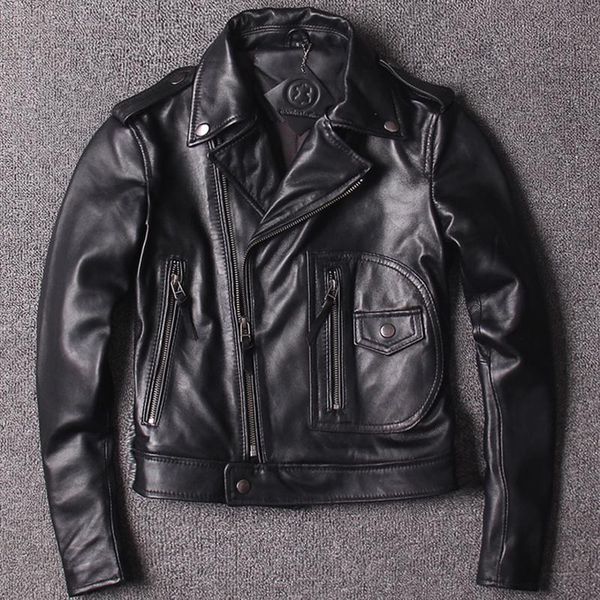 women's leather & faux autos sheepskin jackets and coats biker women genuine lady streetwear a827, Black
women's leather & faux autos sheepskin jackets and coats biker women genuine lady streetwear a827, Black