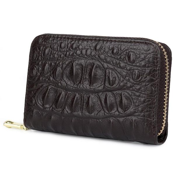 wallets crocodile pattern leather zipper men's card holder head layer cowhide bag ladies organ women, Red;black
wallets crocodile pattern leather zipper men's card holder head layer cowhide bag ladies organ women, Red;black