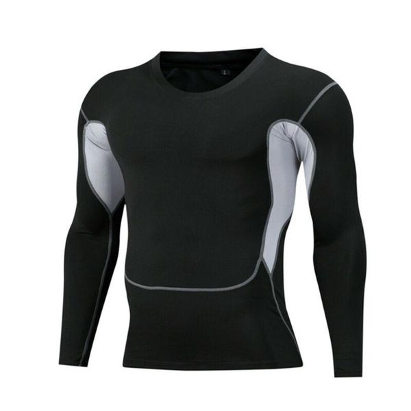 men clothing mens long sleeve quick dry compression slim sports run gym fitness t-shirt men's t-shirts, White;black
men clothing mens long sleeve quick dry compression slim sports run gym fitness t-shirt men's t-shirts, White;black