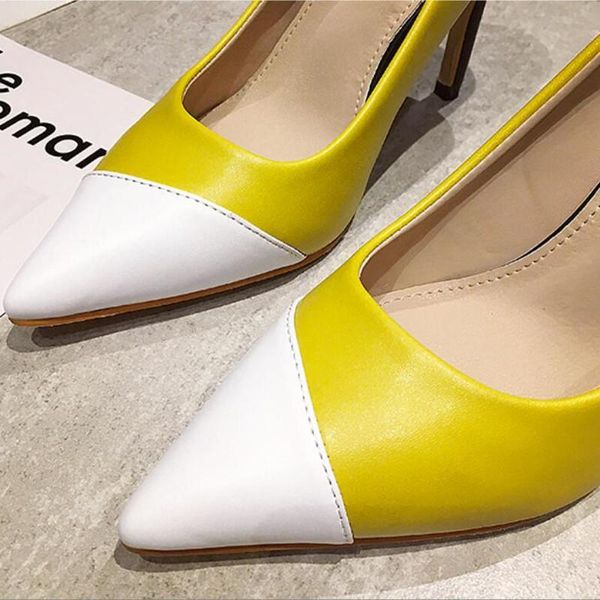 dress shoes pointed toe high heels large size wedding leather women pumps stiletto thin heel party woman, Black
dress shoes pointed toe high heels large size wedding leather women pumps stiletto thin heel party woman, Black