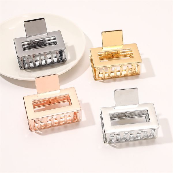 european square alloy metal ponytail hair clamps women geometric gold silver hollow out hairpins female girls bath wash scrunchies hair clip, Slivery;golden
european square alloy metal ponytail hair clamps women geometric gold silver hollow out hairpins female girls bath wash scrunchies hair clip, Slivery;golden
