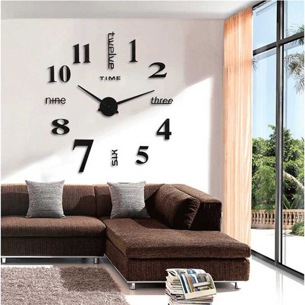 wall clocks diy acrylic mirror clock big quartz watch still life modern living room home decoration 3d stickers
wall clocks diy acrylic mirror clock big quartz watch still life modern living room home decoration 3d stickers