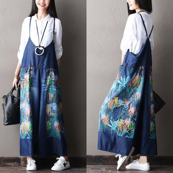 women's jeans 2021 female arrival autumn casual loose print plus size all-match bib pants jean, Blue
women's jeans 2021 female arrival autumn casual loose print plus size all-match bib pants jean, Blue