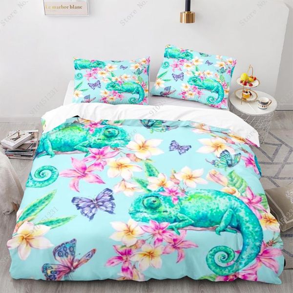 bedding sets cartoon lizard pattern set cute animal quilt cover with pillowcase 2/3pcs plant duvet covers king single size
bedding sets cartoon lizard pattern set cute animal quilt cover with pillowcase 2/3pcs plant duvet covers king single size