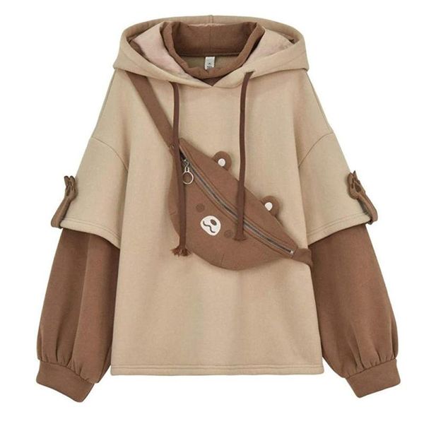 harajuku aesthetic bear anime hoodie women korean kawaii crewneck long sleeve oversized streetwear fall winter clothes women's hoodies, Black
harajuku aesthetic bear anime hoodie women korean kawaii crewneck long sleeve oversized streetwear fall winter clothes women's hoodies, Black