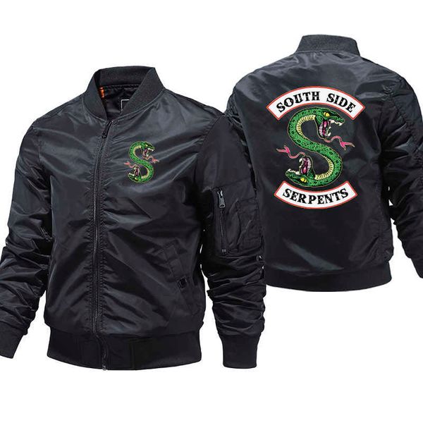 riverdale south side serpents jacket men tv show mens bomber jackets streetwear hombre winter coats 5xl male windbreak jackets 211013, Black;brown
riverdale south side serpents jacket men tv show mens bomber jackets streetwear hombre winter coats 5xl male windbreak jackets 211013, Black;brown