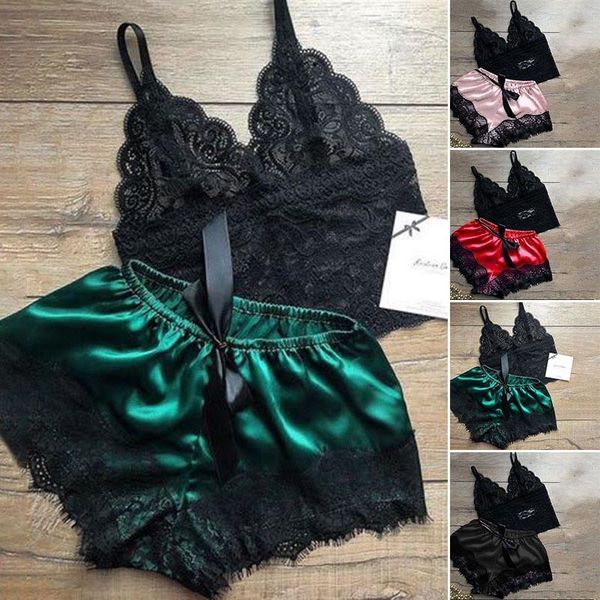womens sleepwear velvet pajamas set erotic ladies women exotic sets lace patchwork lingerie nightwear suit tie plus size underwear nightgown, Black;red
womens sleepwear velvet pajamas set erotic ladies women exotic sets lace patchwork lingerie nightwear suit tie plus size underwear nightgown, Black;red