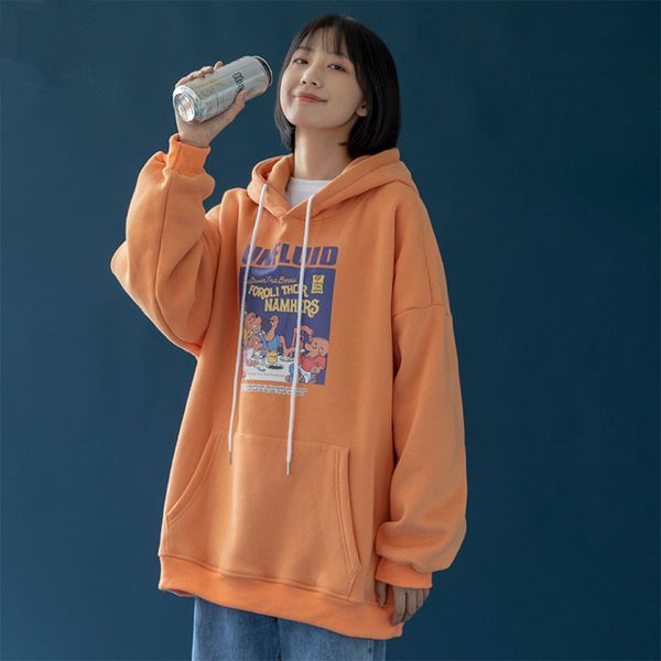 women hoodie pure cotton thin hooded sweatshirt women's fall 2021 casual korean version loose pullover long sleeve fashion qn*, Black
women hoodie pure cotton thin hooded sweatshirt women's fall 2021 casual korean version loose pullover long sleeve fashion qn*, Black