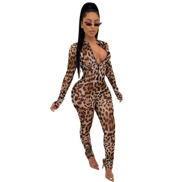women's jumpsuits & rompers womail 2021 women leopard printed female romper ladies playsuit v-neck club party skinny long sleeve trouse, Black;white
women's jumpsuits & rompers womail 2021 women leopard printed female romper ladies playsuit v-neck club party skinny long sleeve trouse, Black;white