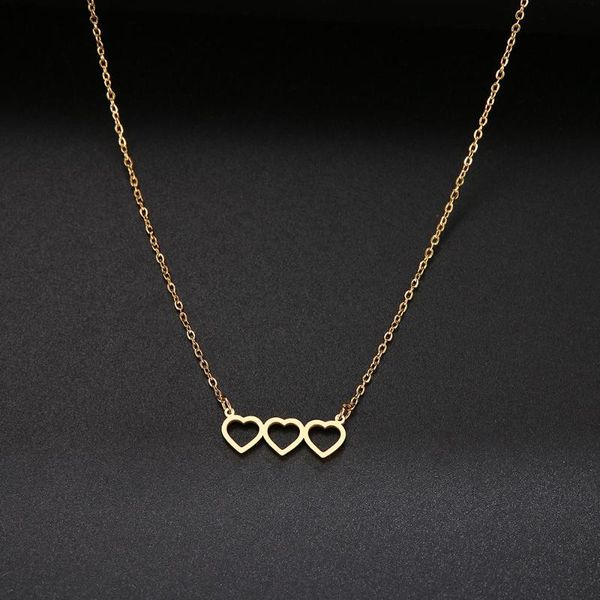 pendant necklaces connect heart necklace for women fashion stainless steel jewelry 2021 charming gifts friends trendy choker, Silver
pendant necklaces connect heart necklace for women fashion stainless steel jewelry 2021 charming gifts friends trendy choker, Silver