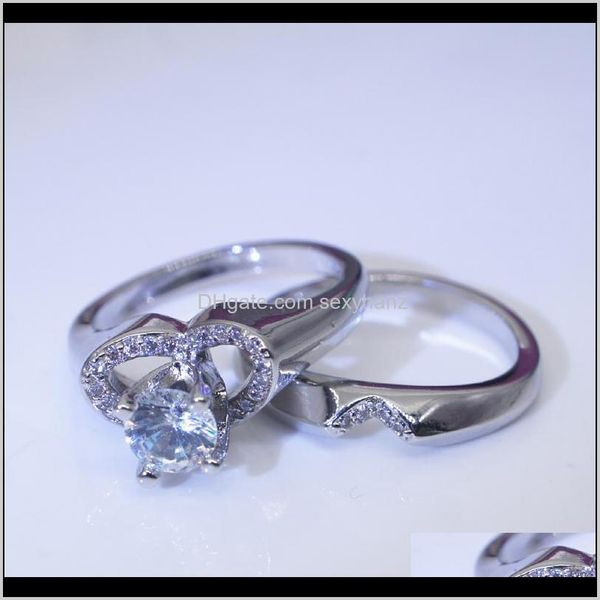 band rings jewelry drop delivery 2021 a pair of creative heart-shaped simulation diamond female european and american fashion couple engagem, Silver
band rings jewelry drop delivery 2021 a pair of creative heart-shaped simulation diamond female european and american fashion couple engagem, Silver