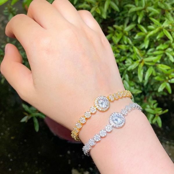 link, chain 2021 gold plated with + cubic zirconia tennis bracelet for women bracelets party wedding wearing, Black
link, chain 2021 gold plated with + cubic zirconia tennis bracelet for women bracelets party wedding wearing, Black