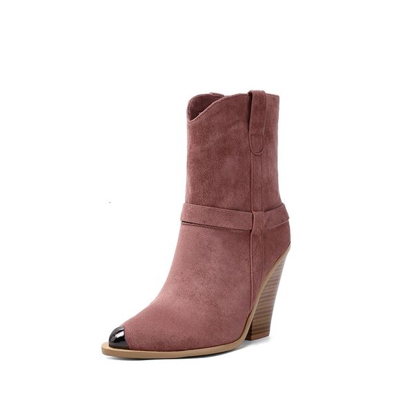asumer of western put metal on toe shoes woman autumn concise fashion boots, Black
asumer of western put metal on toe shoes woman autumn concise fashion boots, Black