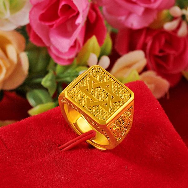 wedding rings 2021 chinese style sand gold plated ring for women opening six-pointed star girl fashion jewelry accessories, Slivery;golden
wedding rings 2021 chinese style sand gold plated ring for women opening six-pointed star girl fashion jewelry accessories, Slivery;golden