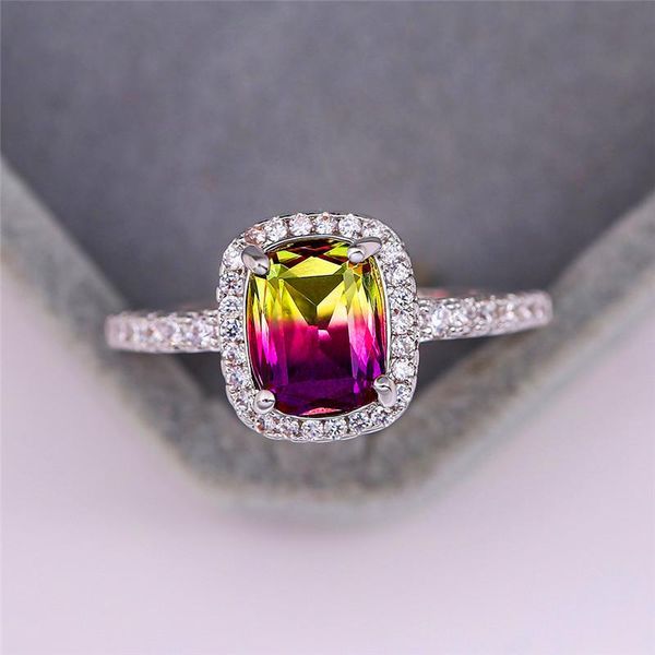 luxury female crystal rose red yellow stone ring silver color wedding rings for women promise square zircon engagement, Slivery;golden
luxury female crystal rose red yellow stone ring silver color wedding rings for women promise square zircon engagement, Slivery;golden