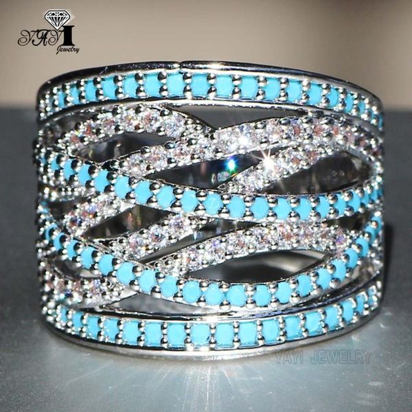 cluster rings yayi fine jewelry fashion princess claw set cut blue cubic zirconia silver color engagement wedding party lovers gift, Golden;silver
cluster rings yayi fine jewelry fashion princess claw set cut blue cubic zirconia silver color engagement wedding party lovers gift, Golden;silver