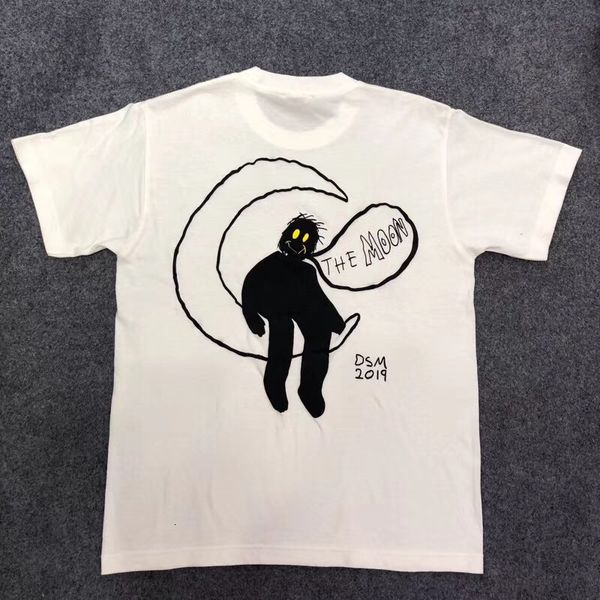 t shirt latest travis scott cactus jack airbrushed tee t shirt men women 1:1 kanye west astroworld t-shirts, White