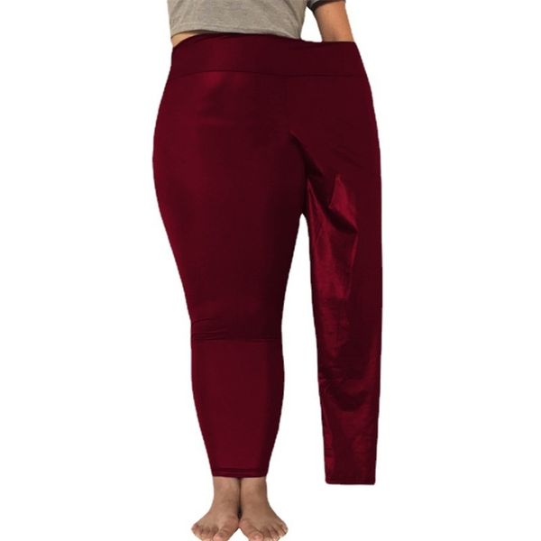 4xl 5xl design large leggings high waist single layer imitation leather pants women multicolor elastic legging red blue 211204, Black
4xl 5xl design large leggings high waist single layer imitation leather pants women multicolor elastic legging red blue 211204, Black