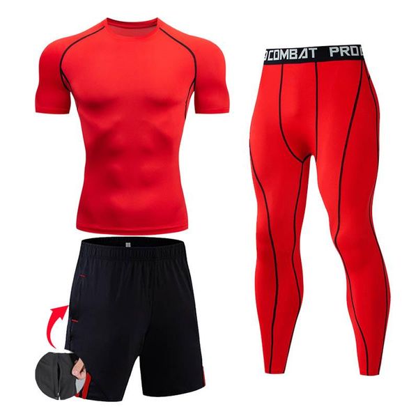 running sets 3-piece set men's full suit tracksuit sports tights fitness compression leggings gym joggers workout summer, Black;blue
running sets 3-piece set men's full suit tracksuit sports tights fitness compression leggings gym joggers workout summer, Black;blue