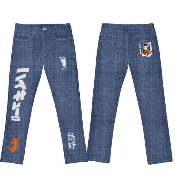 japan anime haikyuu boys girls jeans pants casual streetwear harajuku cartoon straight full long, Blue
japan anime haikyuu boys girls jeans pants casual streetwear harajuku cartoon straight full long, Blue