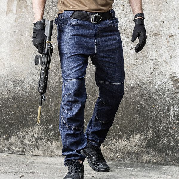 tactical swat multi pocket denim cotton pants army combat jeans men wearable special force flexible military jeans long trousers, Black
tactical swat multi pocket denim cotton pants army combat jeans men wearable special force flexible military jeans long trousers, Black