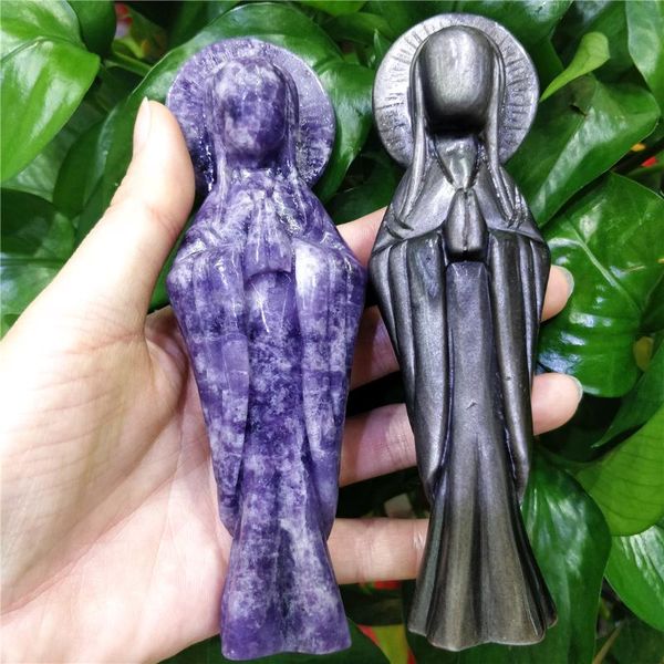 decorative objects & figurines silver obsidian crystal handmade natural stone madonna figures souvenirs for home saintess statues and sculpt
decorative objects & figurines silver obsidian crystal handmade natural stone madonna figures souvenirs for home saintess statues and sculpt