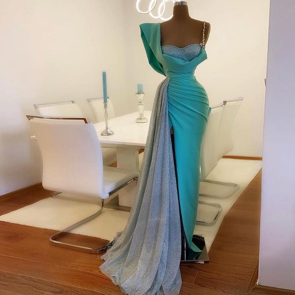 party dresses dubai luxury mermaid prom dress high side split arabic crystal evening 2021 formal parties gowns, White;black
party dresses dubai luxury mermaid prom dress high side split arabic crystal evening 2021 formal parties gowns, White;black