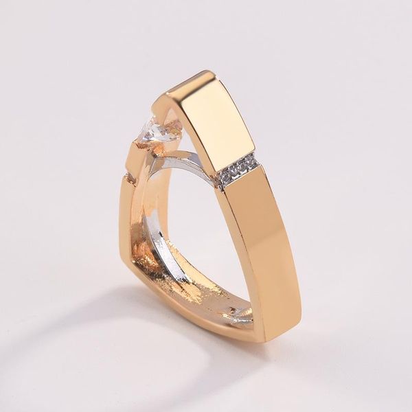 wedding rings triangle tone ring geometric two jewelry creative white gold female glamour gift, Slivery;golden
wedding rings triangle tone ring geometric two jewelry creative white gold female glamour gift, Slivery;golden