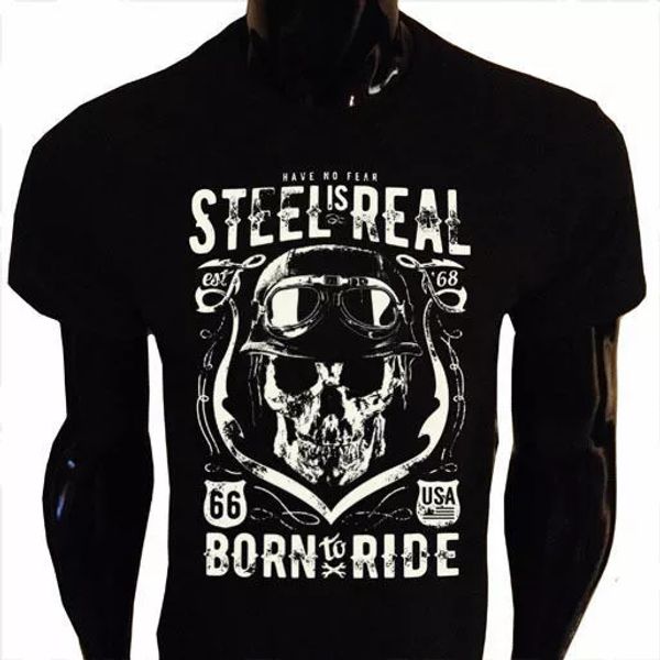 Born To Ride T-Shirt S-5XL Serigrafato Motociclista Tee 66 No Fear D'Acciaio Ã, White;black
Born To Ride T-Shirt S-5XL Serigrafato Motociclista Tee 66 No Fear D'Acciaio Ã, White;black