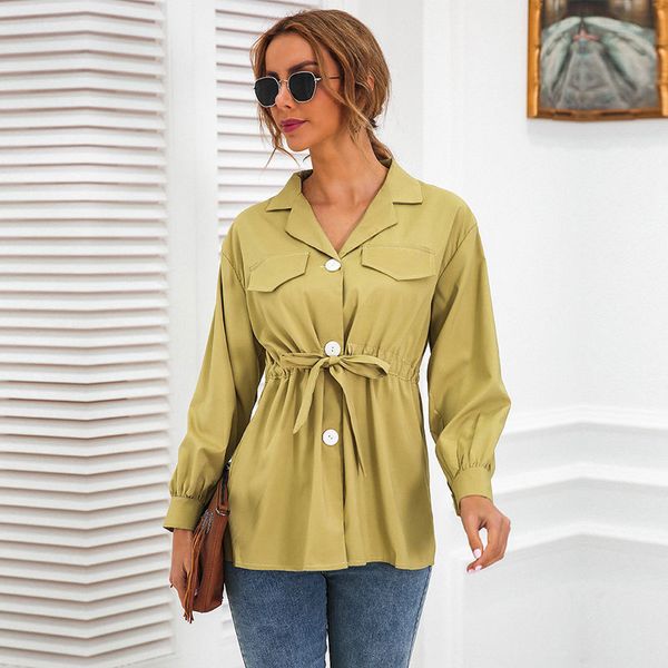 sping summer new casual shirt women lantern sleeve turn down collar fashion single breasted ladies bandage shirts 210413, White
sping summer new casual shirt women lantern sleeve turn down collar fashion single breasted ladies bandage shirts 210413, White