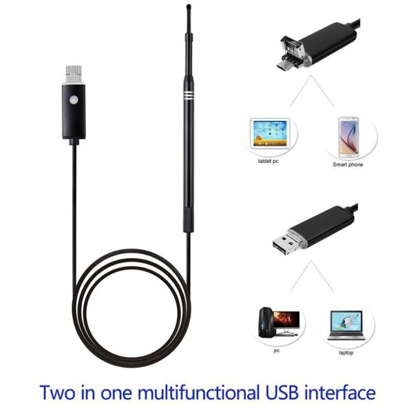 2-in-1/usb ear nose throat endoscope 6led 3 gears brightness adjustment cleaning tool waterproof spoon earpick care ip cameras
2-in-1/usb ear nose throat endoscope 6led 3 gears brightness adjustment cleaning tool waterproof spoon earpick care ip cameras