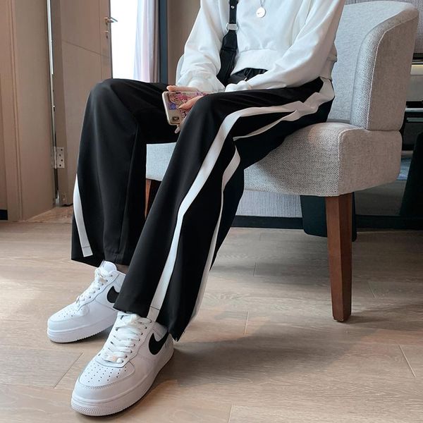 women's pants & capris leg sports vertical feeling autumn 2021 loose and thin straight tube large size student casual, Black;white
women's pants & capris leg sports vertical feeling autumn 2021 loose and thin straight tube large size student casual, Black;white