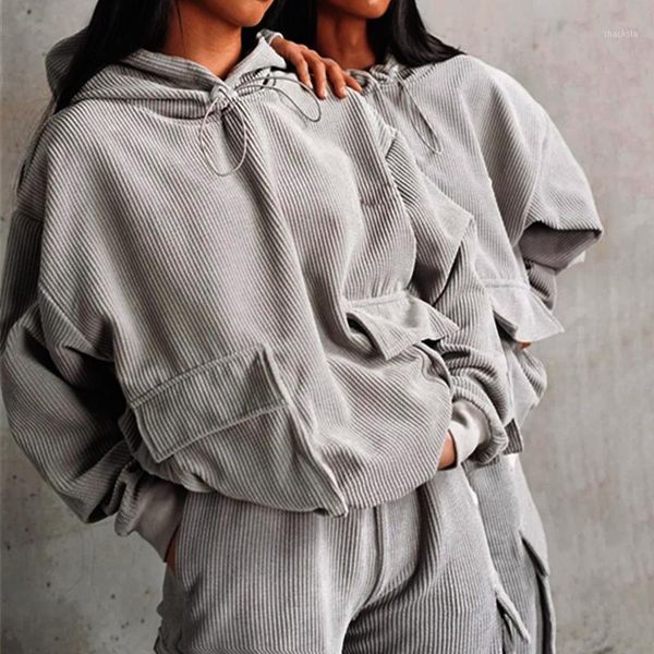 winter fashion loose hooded pullover pocket sweater casual harem pants sports suit women's tracksuits, Gray
winter fashion loose hooded pullover pocket sweater casual harem pants sports suit women's tracksuits, Gray